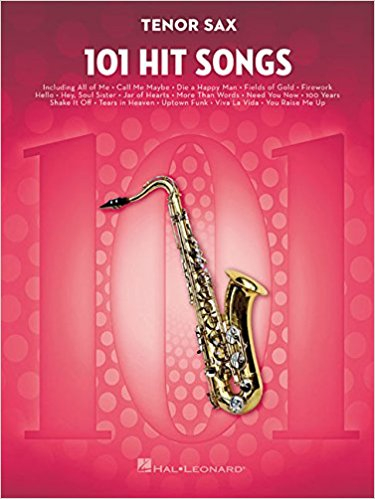 Spielbuch für Tenorsaxophon 101 Hit Songs