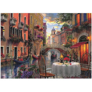 Jigsaw Puzzle Romantic Dinner in Venice 1000 Teile