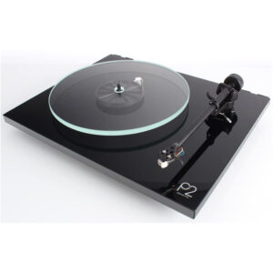 Rega Planar 2 Plattenspieler hochglanz schwarz mit. RB 220 + Carbon MM