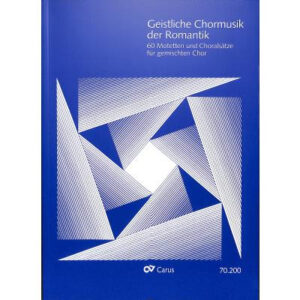 Chorbuch Geistliche Chormusik der Romantik