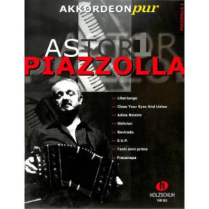 Songbook Akkordeon Pur 1 - Astor Piazzolla