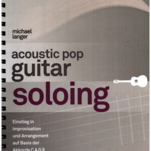 Solobuch für Gitarre Acoustic Pop Guitar Soloing