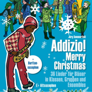 Spielbuch für Altsaxophon Addizio Merry Christmas