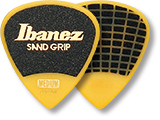 Plektren Pack Ibanez Sand Grip Short Hard Yellow