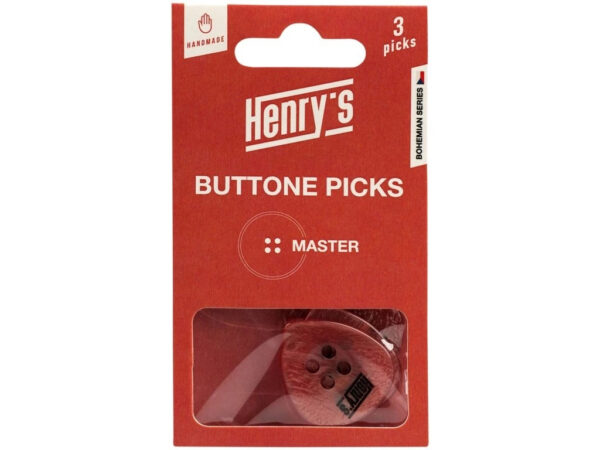 Plektrenpack Henry's Buttone Picks Master