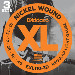 Saitensatz 3D-Pack D´Addario EXL110-3D Regular Light