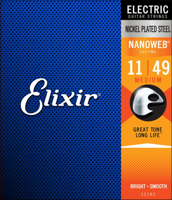 Saitensatz Elixir 12102 Nanoweb Medium