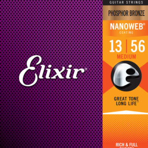 Saitensatz Elixir 16102 Nanoweb Phosphor Medium