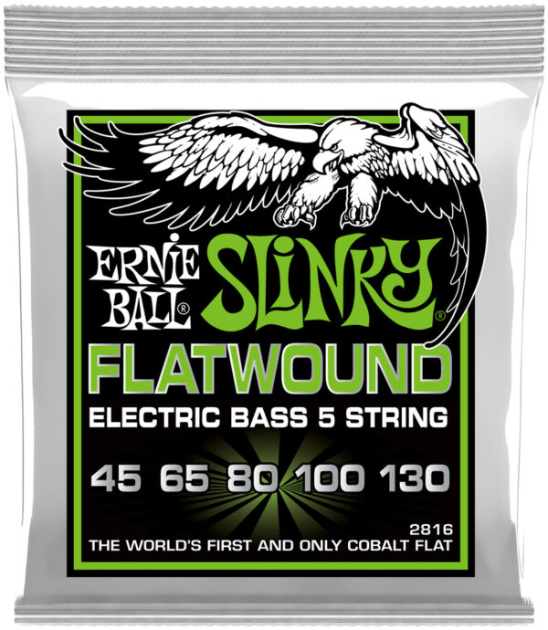 Saitensatz Ernie Ball EB2816 Slinky Flatwound 5-String