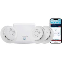 Homematic IP Smart Home Starter Set Rauchwarnmelder mit Access Point und 3 Funk-Rauchwarnmeldern