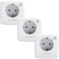 Homematic IP Smart Home 3er-Set Schaltsteckdose HmIP-PS-2