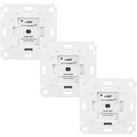 Homematic IP Smart Home 3er-Set Dimmaktor HmIP-BDT für Markenschalter - Phasenabschnitt