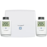 Homematic IP Set mit Smart Home Zentrale CCU3 und 2x Heizkörperthermostat HmIP-eTRV-2