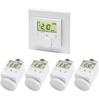 Homematic Spar-Set 4x Funk-Heizkörperthermostat und 1x Funk-Wandthermostat