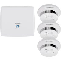 Homematic IP Set mit Smart Home Zentrale CCU3 und 3x Rauchwarnmelder HmIP-SWSD