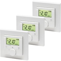 Homematic 3er-Set Funk-Wandthermostat HM-TC-IT-WM-W-EU für Smart Home / Hausautomation