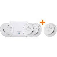 Homematic IP Smart Home Starter Set Rauchwarnmelder PLUS mit Access Point und 4x Rauchwarnmelder