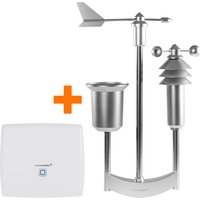 Homematic IP Set Wetter Profi mit Smart Home Zentrale CCU3 und Funk-Wettersensor pro