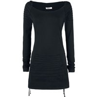 Innocent Langarmshirt - Jaith Hood - S bis XL - für Damen - Größe XL - schwarz