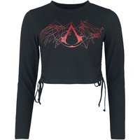 Assassin's Creed - Gaming Langarmshirt - Logo - XL bis XXL - für Damen - Größe XXL - schwarz  - EMP exklusives Merchandise!