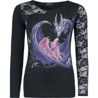 Spiral - Gothic Langarmshirt - Maternal Instincts - S bis XXL - für Damen - Größe XXL - schwarz