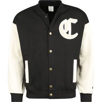 Champion Bomberjacke - Bomber Sweatshirt - S bis M - für Männer - Größe S - schwarz