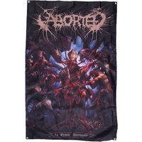 Aborted - La Grande Mascarade Cover - Flagge -  Schwarz - Onesize - 100% Polyester