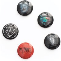 In Flames - Battles Pack Of 5 - Button Set