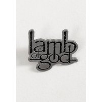 Lamb Of God - Logo - Pin -  Schwarz - Onesize - Metallll