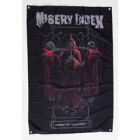 Misery Index - Administer The Dagger - Flagge -  Schwarz - Onesize - 100% Nylon