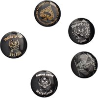 Motörhead - Clean Your Clock Pack Of 5 - Button Set