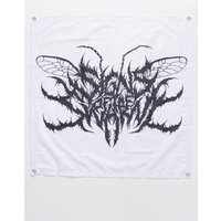 Signs Of The Swarm - Logo White - Flagge -  Weiß - Onesize - 100% Polyester