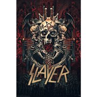 Slayer - Skullagramm Maxi - Poster -  Schwarz - Onesize - 170g/m²