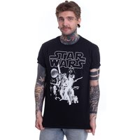 Star Wars - Classic Poster - T-Shirt -  Schwarz - X-Large - 100% Baumwolle