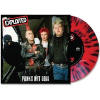 The Exploited - Punk's Not Dead Ltd. Red/Black - Splattered 7 Inch