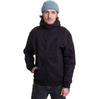 Urban Classics - Hooded Cotton Black - Jacke -  Schwarz - Small - Shell: 100% Baumwolle; Lining: 100% Polyester