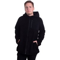 Urban Classics - Hooded Sherpa Zip Black - Jacke -  Schwarz - X-Large - 100% Polyester