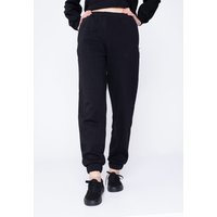 Urban Classics - Ladies Organic High Waist Ballon Black - Jogginghose -  Schwarz - Medium - 100% Bio-Baumwolle