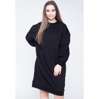 Urban Classics - Organic Oversized Midi Crewneck Black - Kleid -  Schwarz - Large - 100% Bio-Baumwolle