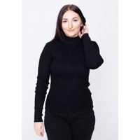 Urban Classics - Rib Knit Turtelneck Black - Pullover -  Schwarz - X-Large - 35% Viskose