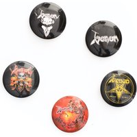 Venom - Black Metal Pack Of 5 - Button Set