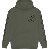 Whitechapel - Double Penta Military Green - Hoodie -  Grün - XXX-Large - 50% Baumwolle