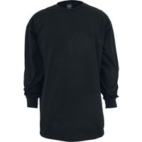 Urban Classics Langarmshirt - Tall Tee L/S - M bis 5XL - für Männer - Größe XXL - schwarz