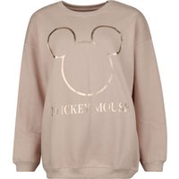 Micky Maus - Disney Sweatshirt - Mickey Mouse - Oversize Sweatshirt - S bis XXL - für Damen - Größe XL - rosa  - Lizenzierter Fanartikel