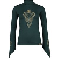 Der Herr der Ringe Langarmshirt - Rohirrim - S bis XXL - für Damen - Größe XXL - grün  - EMP exklusives Merchandise!