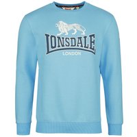 Lonsdale London Sweatshirt - Lawins - S bis L - für Männer - Größe S - blau/weiß