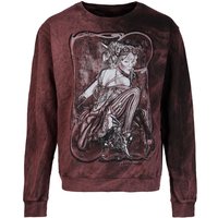 Alchemy England Sweatshirt - Spring Heeled - S bis XXL - für Damen - Größe XXL - schwarz/rot