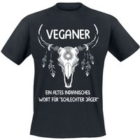 Funshirt T-Shirt - Veganer ein altes indianisches Wort für