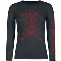 Star Wars Langarmshirt - Dark Side - S bis XXL - für Damen - Größe XXL - schwarz  - Lizenzierter Fanartikel