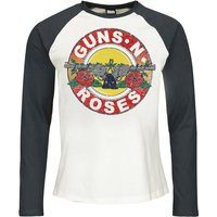 Guns N' Roses Langarmshirt - Amplified Collection - Bullet - S bis 3XL - für Männer - Größe XXL - multicolor  - Lizenziertes Merchandise!